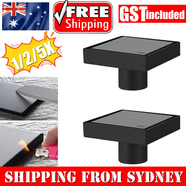 10cm Tile Insert Square Smart Floor Grate Waste Drain Shower Bathroom