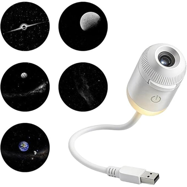 2-in-1 Galaxy Projector Night Light Starry Sky Projector High Resolution Bedroom