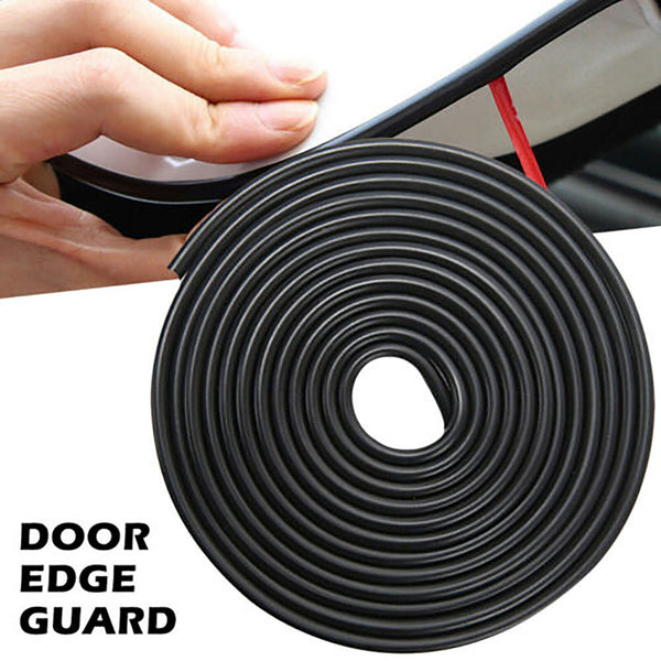 5M Car Door Edge Protector U Style Seal Push on Trim Strip Pinchweld Rubber DIY