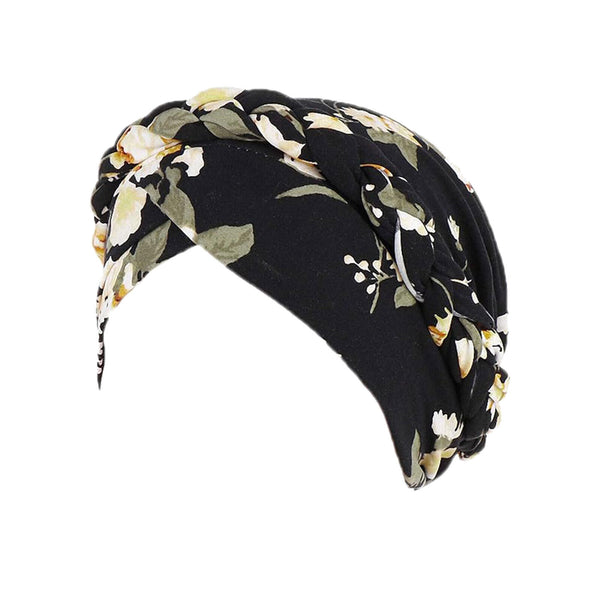 2X Women's Floral Chemo Cap Cancer Hat Muslim Hair Scarf Turban Hijab Head Wrap