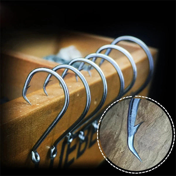 100x Chemically Sharpened Octopus Fishing Hook, Fishing Tackle 3- 12# Small Size
