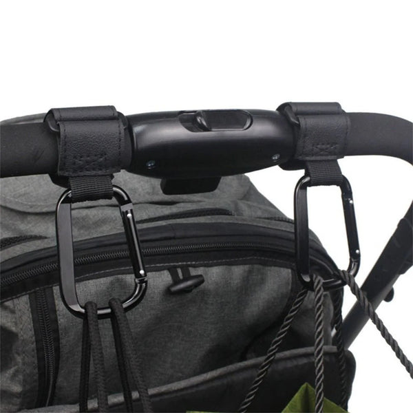 4PCS Stroller Hooks Metal Pram Bag Hangers Baby Pushchair Accessories