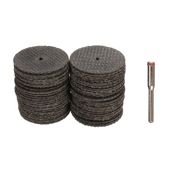 60Pcs Mini Cut Off Wheel Cutting Disc Drill For Dremel Rotary Mandrel Multi Tool