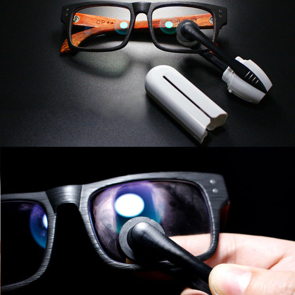 Portable Spectacle Sunglass Lens Cleaner Eyeglass Glasses Soft Brush Maintenance