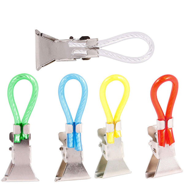 Hand Hanging Clip on Tea Towel Hooks Hangers Clips Loop Grip Rack Holder