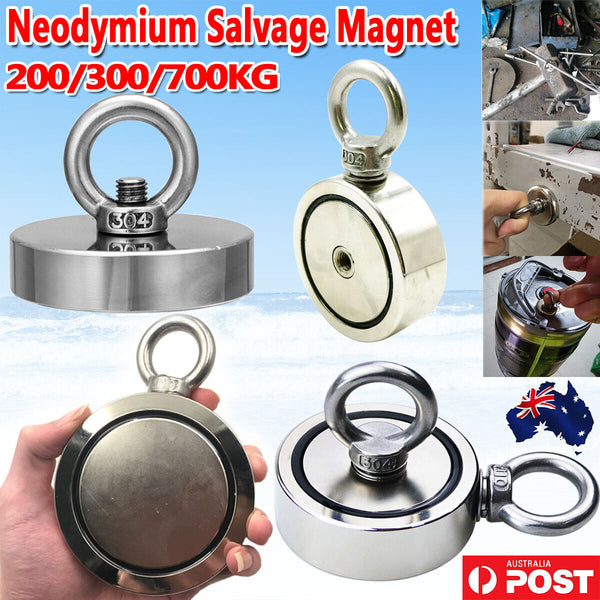 Neodymium Salvage Hook Magnet Fishing Hunting Detector Treasure
