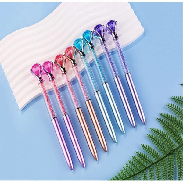 Diamond Crystal Pen Set – Colourful Bling Ballpoint Pens Gift Pack (5/10/25/50 Pcs)