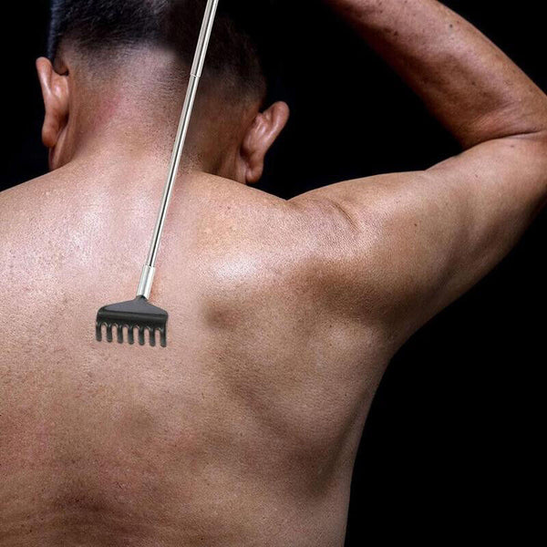 2x Extendable Back Scratcher Metal Claw Telescoping Backscratcher Massager AU