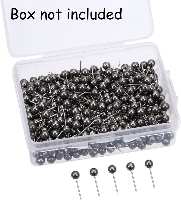 800Pcs Map Push Pins Map Tacks Round Head Tacks Steel Points Assorted Colour AUS