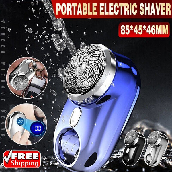 Rechargeable Portable Electric Shaver Mini-Shave For Man Razor Business AU