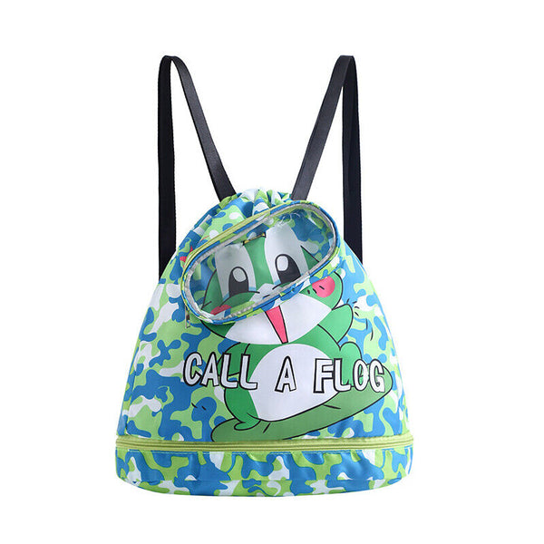 Kids Waterproof Swimming Storage Bag Outdoor Swimming Pool Beach Backpack Travel