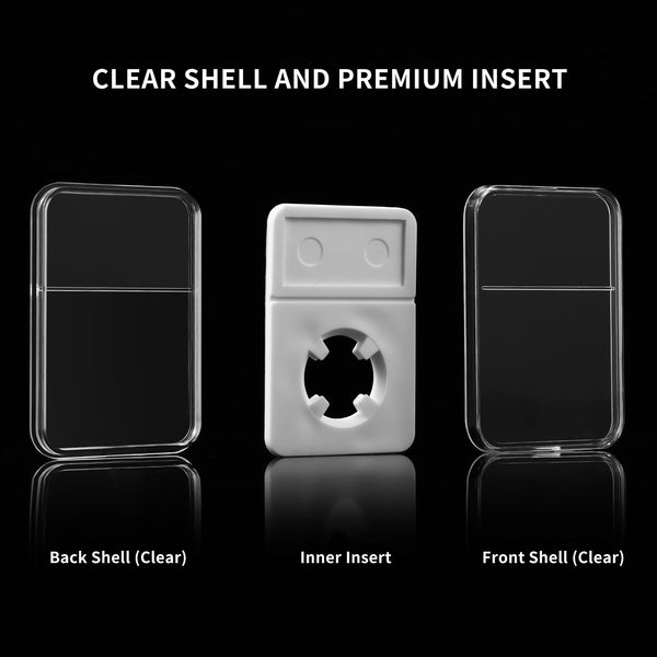 20PCS Coin Slab Holder Display Case – 21MM Coin Collection Storage