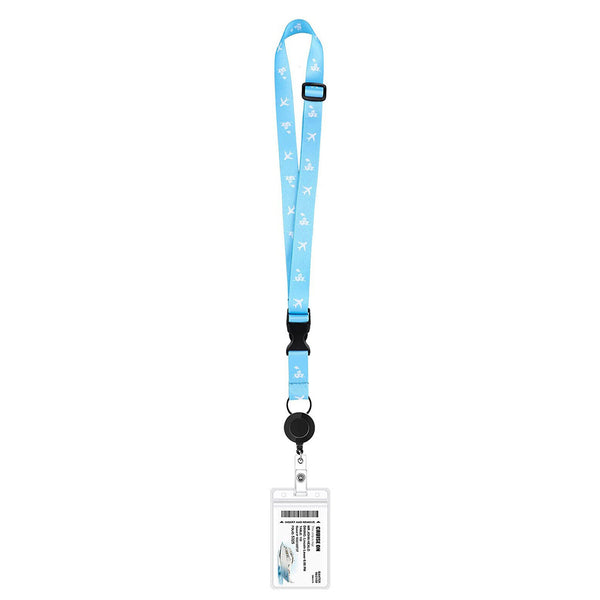 6PCS Adjustable Cruise Lanyards with Waterproof ID Badge Reel Holder Key Cards