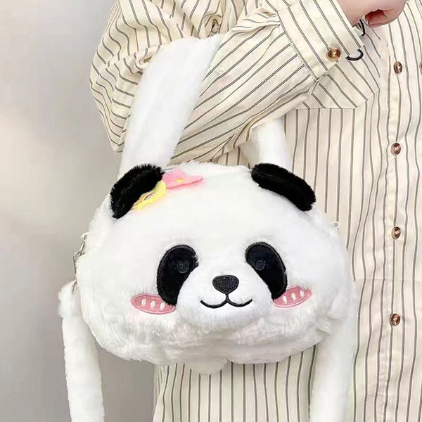 Cute Panda Plush Crossbody Bag | Kids Shoulder Purse for Girls & Travel Gifts