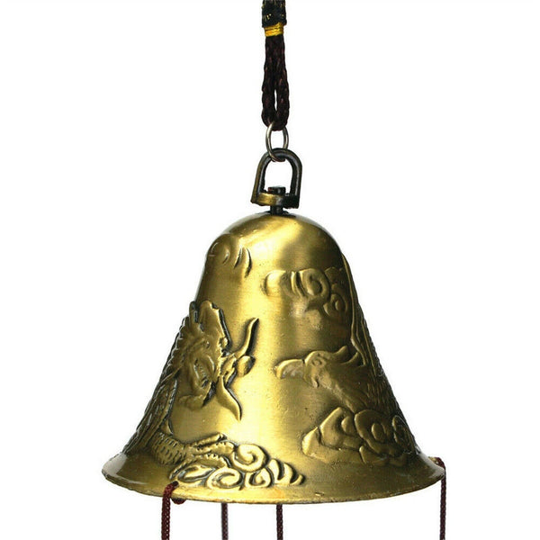 Wind Chimes Large Copper Bells Hanging Garden Yard Home Decor Outdoor 48cm AU
