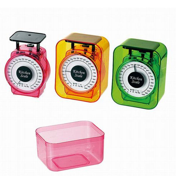 1kg Food Baking Mechanical Kitchen Dial Cook Bake Tool Scale Compact Bowl