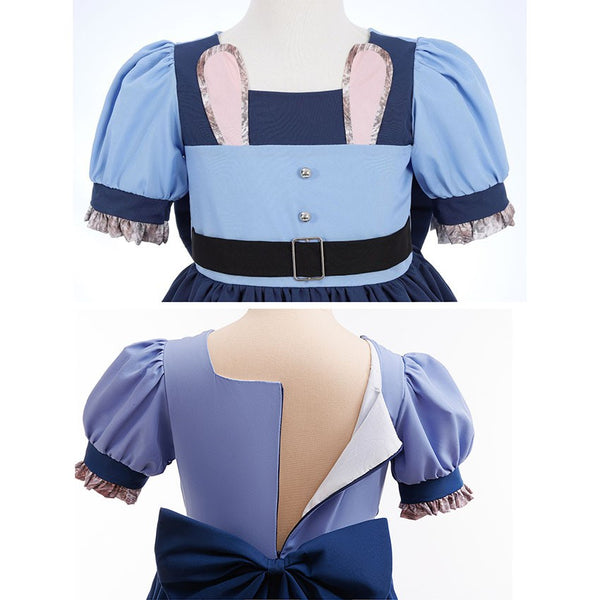 Girls Zootopia Judy Hopps Police Officer Costume Cosplay BookWeek Party Birthday