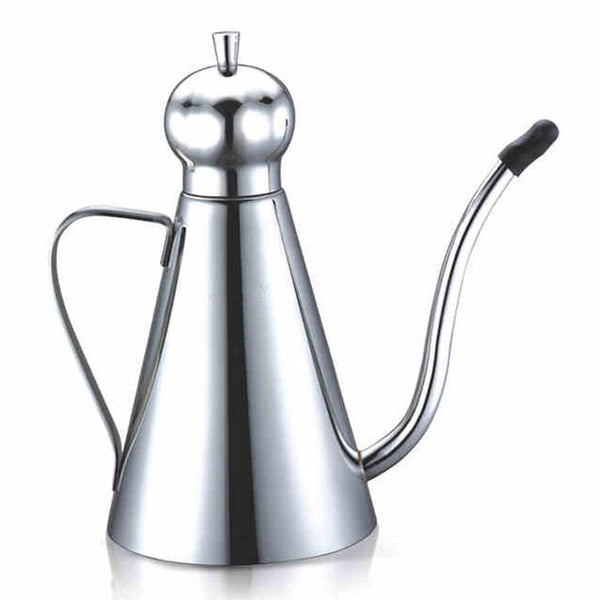 Dispenser Vinegar Bottle Stainless Steel Cooking Pot Pourer Olive Oil Kitchen AU