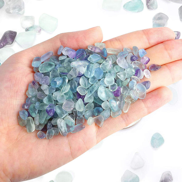 100G-1KG Fluorite Crystal Chip BULK Natural Gemstone Polished Mini Crystal Stone
