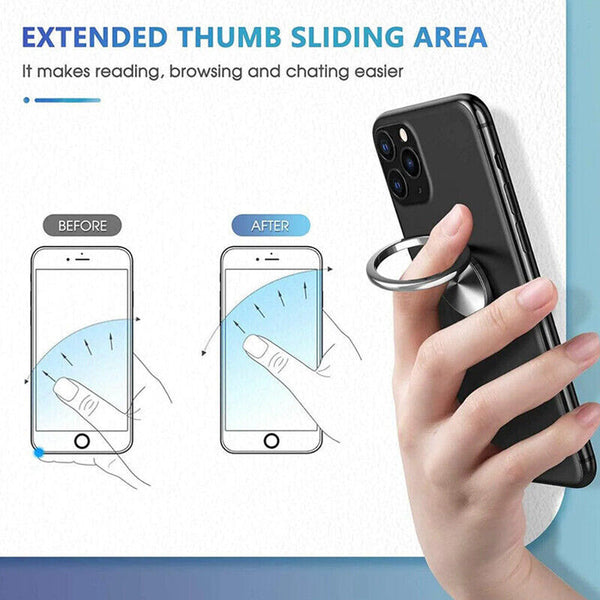 iRing Phone Ring Holder Grip Stand Magnetic Car Mount for Smartphones
