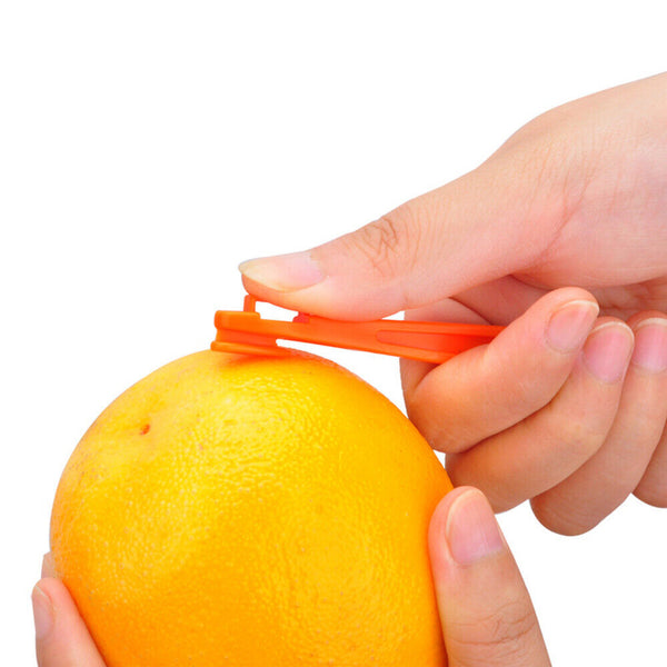 8Pcs Kitchen Tool Slicer Opener Fruit Peelers Cutter Orange Skin Remover Citrus