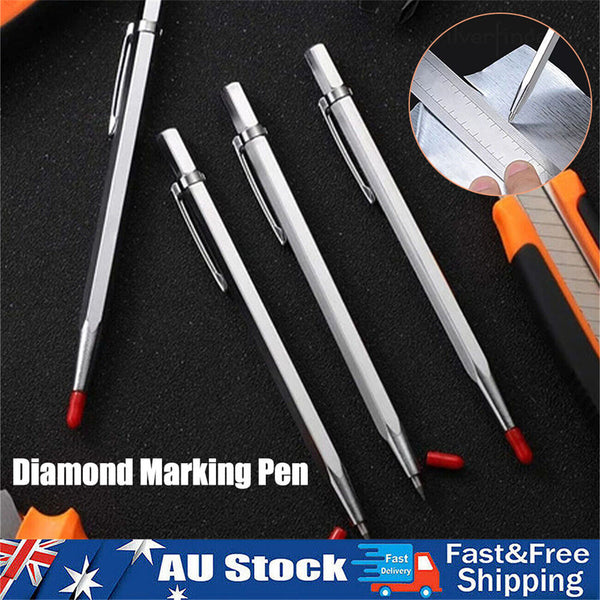 5PCS Engraving Pen Glass Metal Wood Engraver Scribe Tool Portable Pocket Diamond