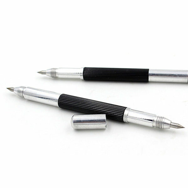 4pcs Double Ended Scribing Pen for Stainless Steel,Glass Carving,Scribe Marker