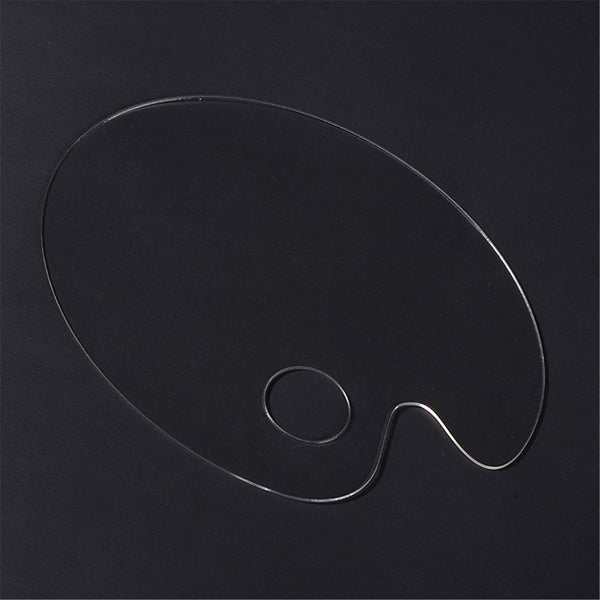 Artist Paint Clear Acrylic Makes Cleanup Mixing Palette+5PCS Palette Knife AUS