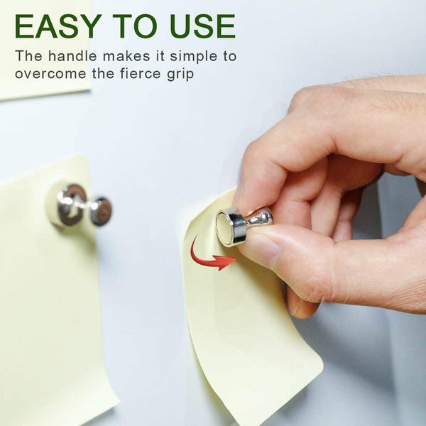 12 PCS Magnetic Strong Fridge Magnets Whiteboard Mini Pin Push Crafts Magnetic