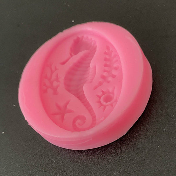 Sea Shell Seahorse Silicone Fondant Mould Cake Craft Starfish Icing Baking Mold