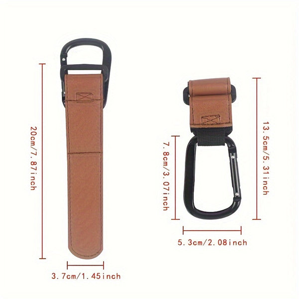 4PCS Stroller Hooks Metal Pram Bag Hangers Baby Pushchair Accessories