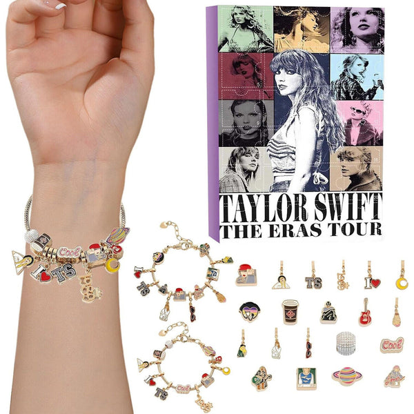 Advent 24 Days Christmas Taylor Swift Bracelet Countdown Calendar DIY Gifts Xmas