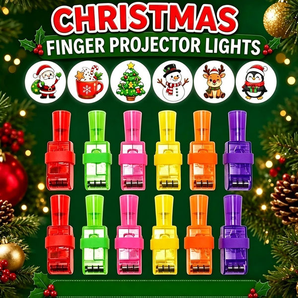 12-24 PCS Halloween LED Finger Lights for Kids LED Projection Party Favors AU