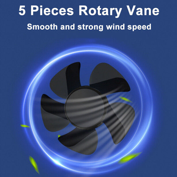 12V Auto Dashboard Cooling Air Fan 2 Speed Dual Head Car Fan 360° Rotatable