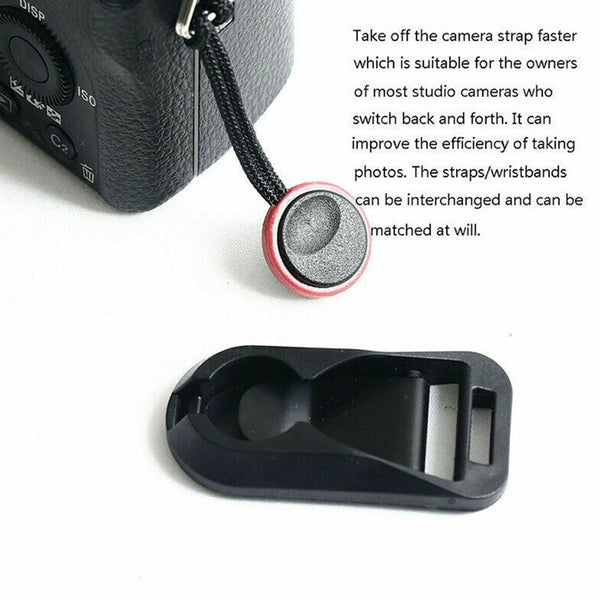 2PCS Red Quick Release Connector Camera Shoulder Strap With conversion buckle AU