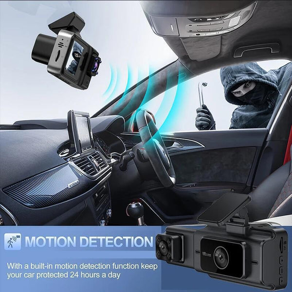 1080P Car Dash Camera Video DVR Recorder Front and Rear Night Vision Dual Cam