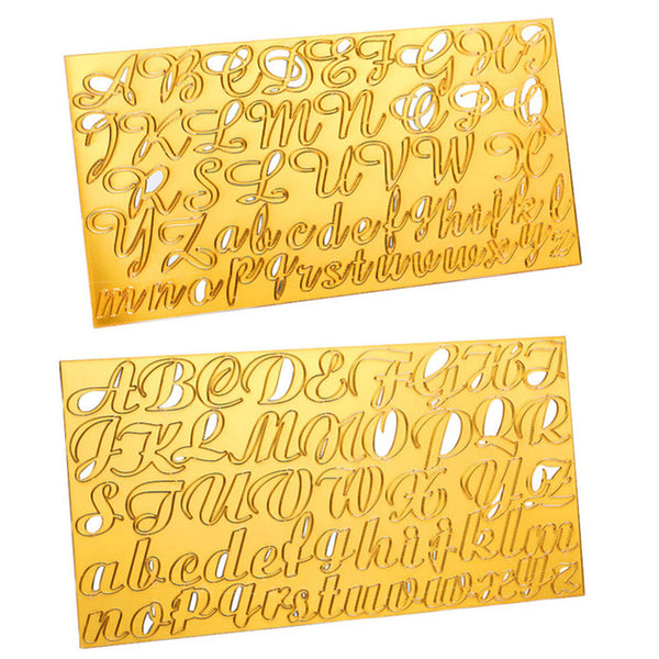 Acrylic Letter Alphabet Cake Mold Press Cookie Cutter DIY Stamp Fondant Mould AU