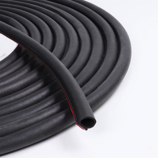 15M Universal Car Door Rubber Seal Trim Strip Weatherstrip Edge Cover D Shape AU