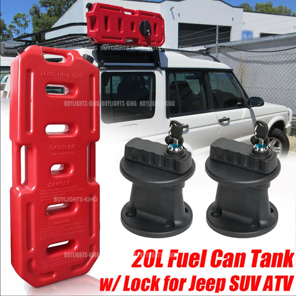 20L/30L Jerry Can Fuel Tank Container With/without Holder 4WD Truck SUV Offroad