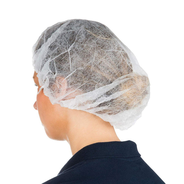 1000Pcs Hair Net White Disposable Elastic Hair Cap for Beauty Salon Spa Food