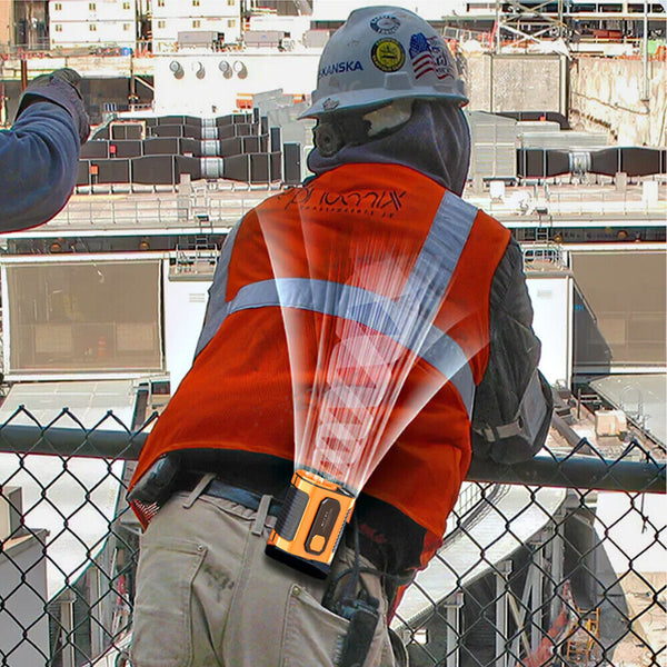 Portable Belt Fan Cooling Outdoor Personal Waist Clip Fans USB Electric Cooler