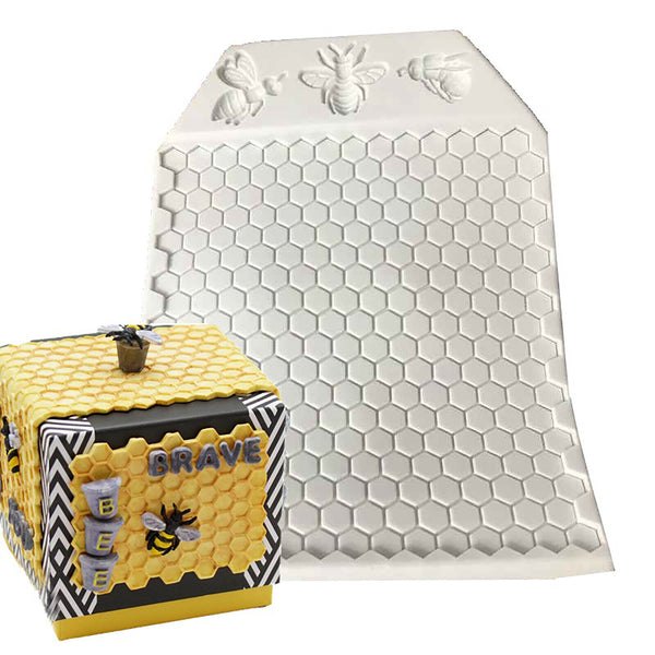 Bee Honeycomb Silicone Cake Fondant Sugarcraft Mold Chocolate Baking Moulds Tool