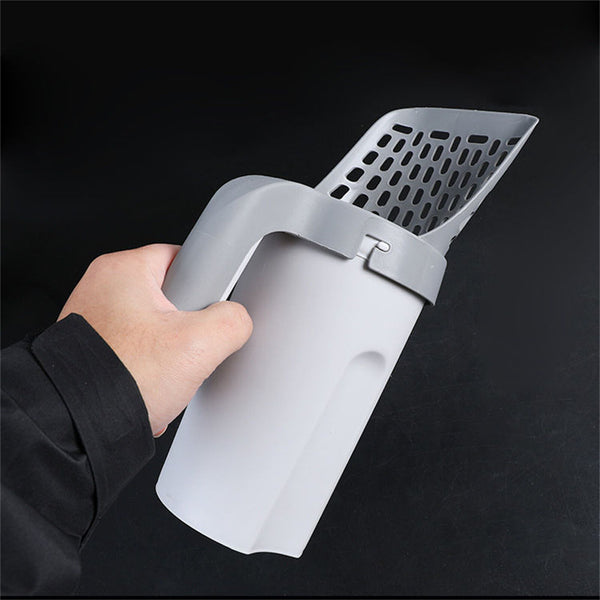 Cat Litter Scoop with Holder | Integrated Detachable Shovel Pet Poop Sifter
