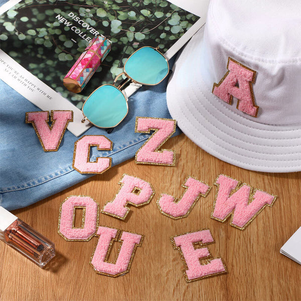 26PCS A-Z Embroidery Letter Patches – Iron-On Alphabet DIY Patches