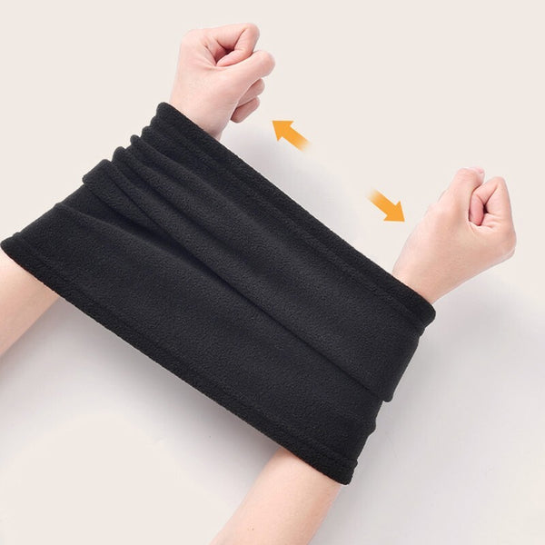 Winter Fleece Neck Warmer Snood Scarf Beanie Hat Ski Balaclava Unisex