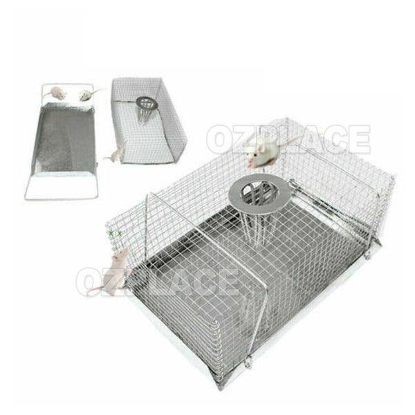 Rodent Rat Mouse Mice Trap Cage Catcher Top Entry Humane Small Animals Pest AU