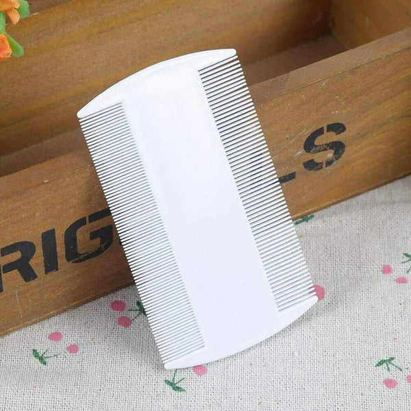 10PCS Fine Tooth Nit Comb Pet Fur Hair Flea Egg Double Sided Head Removal Brush