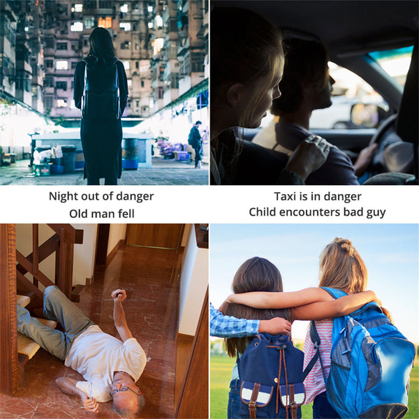 120dB Personal Alarm Safety Keychain Panic Security Emergency Torch Alert AUS