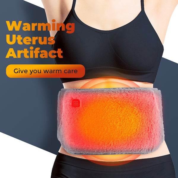 Heat Pad Belt Cramps Waist Electric Heating Menstrual USB For Period Pain Relief