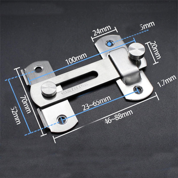 UP 10X Stainless Steel Gate Latches Flip Latch Bolt Latch Lock for Safety Door A